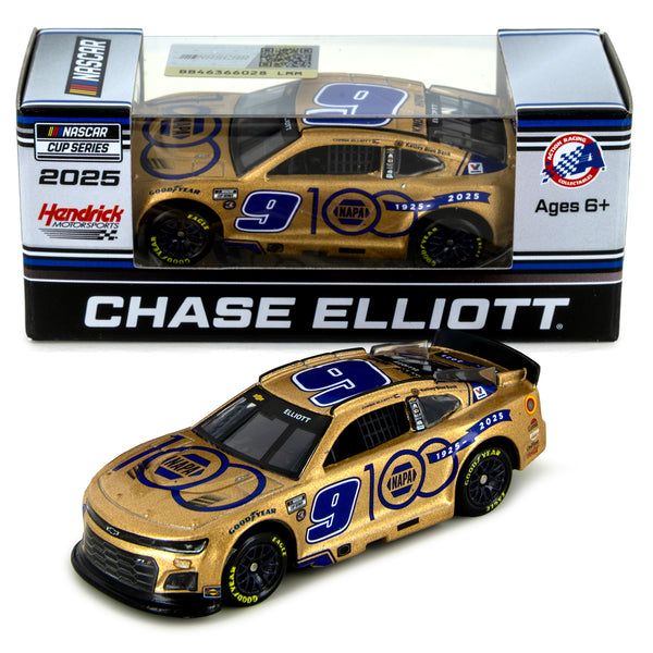 Chase Elliott NAPA 100th Anniversary 1:64 Standard 2025 Diecast Car #9 NASCAR