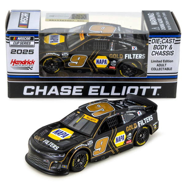 Chase Elliott NAPA Gold Filters 1:64 Standard 2025 Diecast Car #9 NASCAR