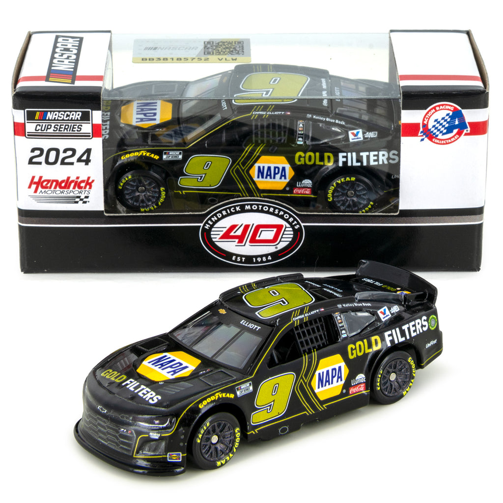 Chase Elliott NAPA Gold Filters 1:64 Standard 2024 Diecast Car #9 NASCAR