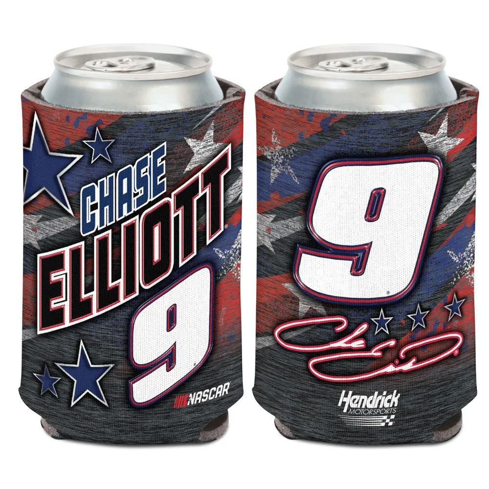 Chase Elliott 2026 Patriotic #9 Can Hugger 12oz Cooler NASCAR