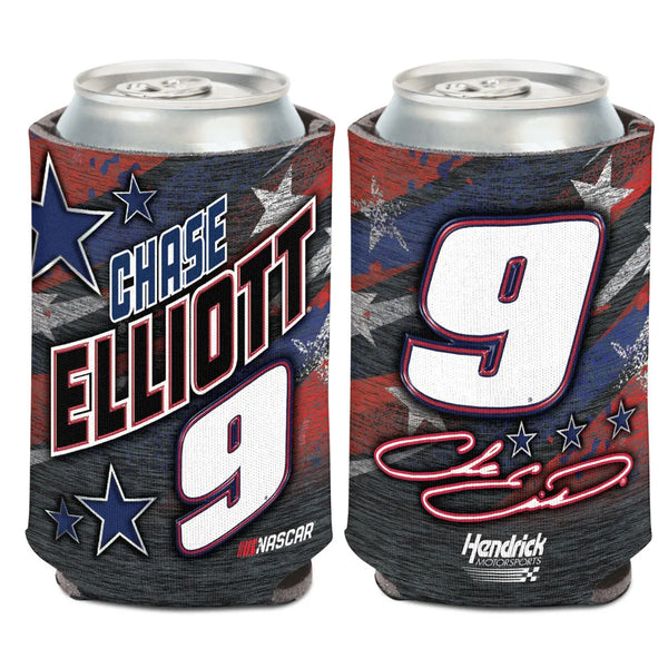 Chase Elliott 2026 Patriotic #9 Can Hugger 12oz Cooler NASCAR