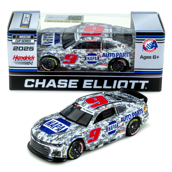Chase Elliott NAPA Patriotic Digital Camo 1:64 Standard 2025 Diecast Car #9 NASCAR