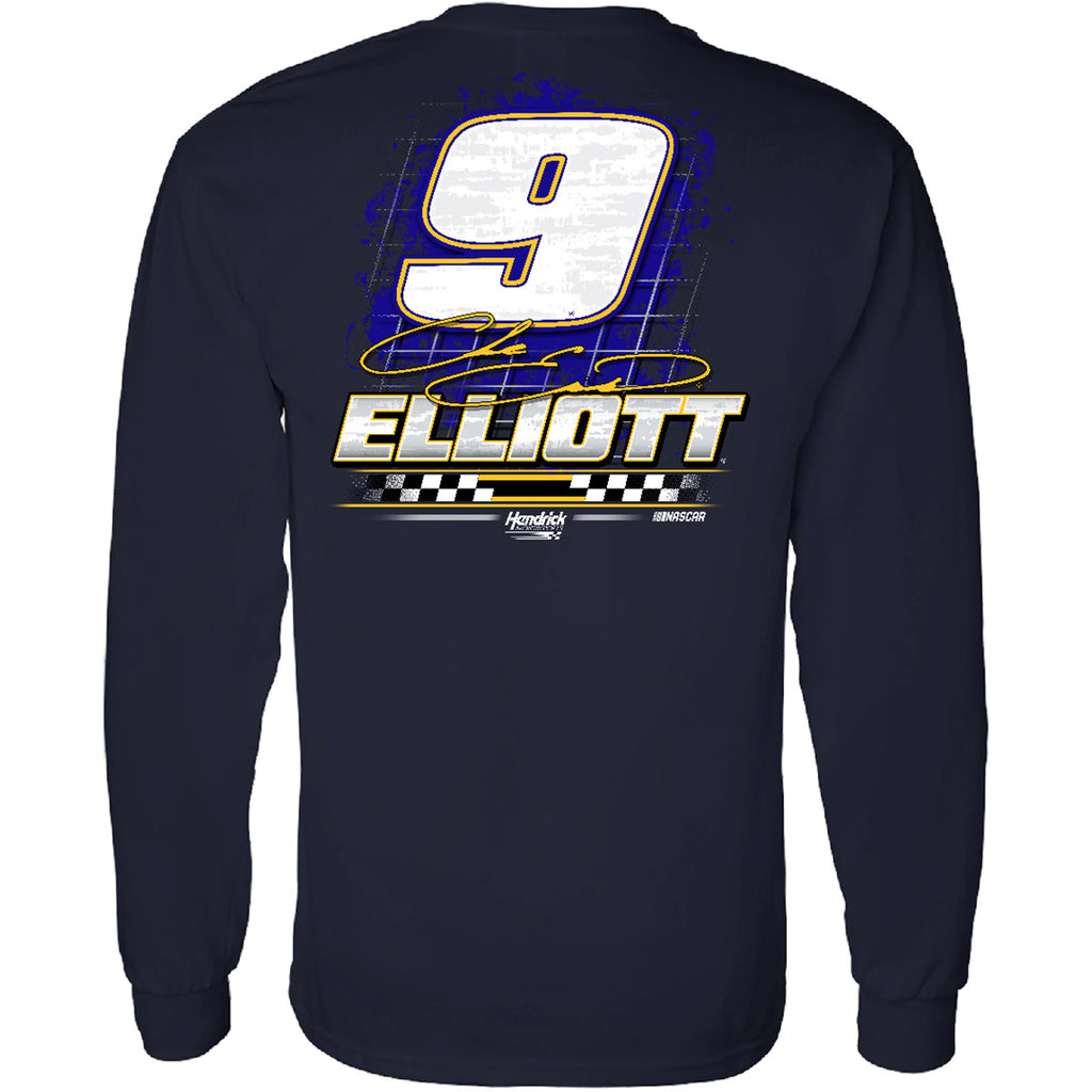 Chase Elliott 2025 Long Sleeve NAPA 2-Spot T-Shirt Blue #9 NASCAR