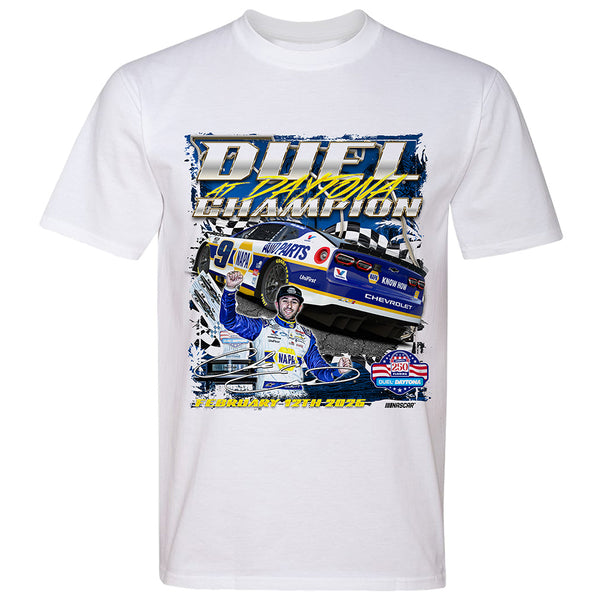Chase Elliott 2026 Daytona Duel 2 Race Win T-Shirt #9 NAPA NASCAR