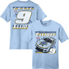 Chase Elliott 2025 Kelly Blue Book Ice 2-Spot T-Shirt Blue #9 NASCAR
