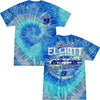 Chase Elliott 2026 NAPA Blue Tie Dye 2-Spot T-Shirt #9 NASCAR