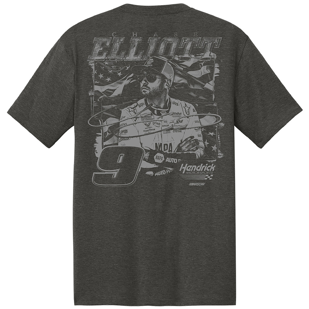 Chase Elliott 2026 NAPA Charcoal Lifestyle 2-Spot T-Shirt #9 NASCAR