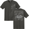 Chase Elliott 2026 NAPA Charcoal Lifestyle 2-Spot T-Shirt #9 NASCAR