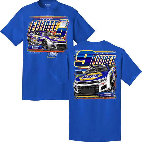 Chase Elliott 2026 NAPA Fast Royal 2-Spot T-Shirt Blue #9 NASCAR
