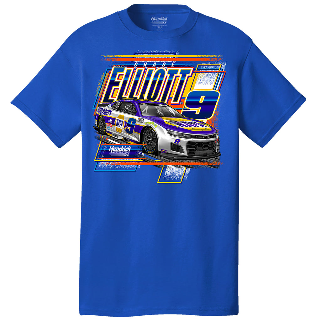 Chase Elliott 2026 NAPA Fast Royal 2-Spot T-Shirt Blue #9 NASCAR
