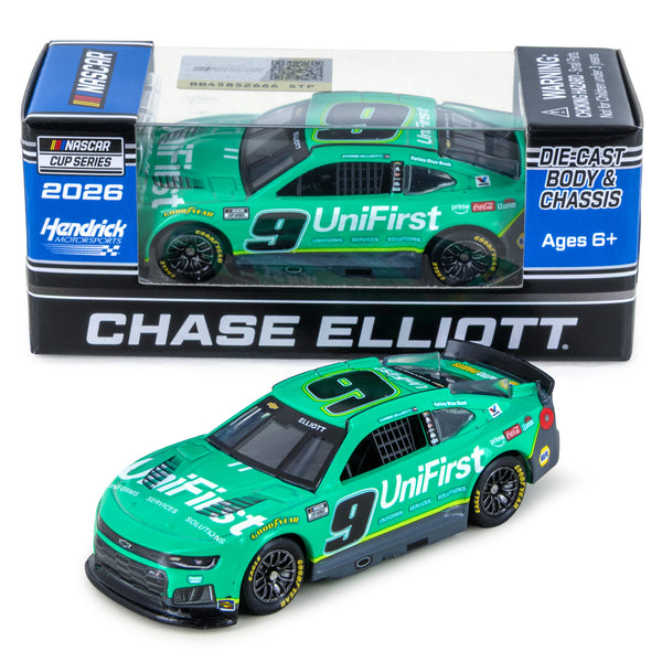 Chase Elliott UniFirst 1:64 2026 Diecast Car #9 NASCAR