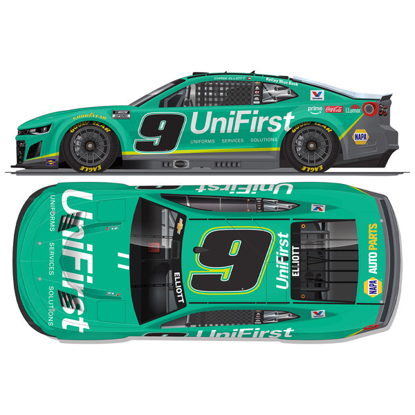 Chase Elliott ELITE UniFirst 1:24 2026 Diecast Car #9 NASCAR