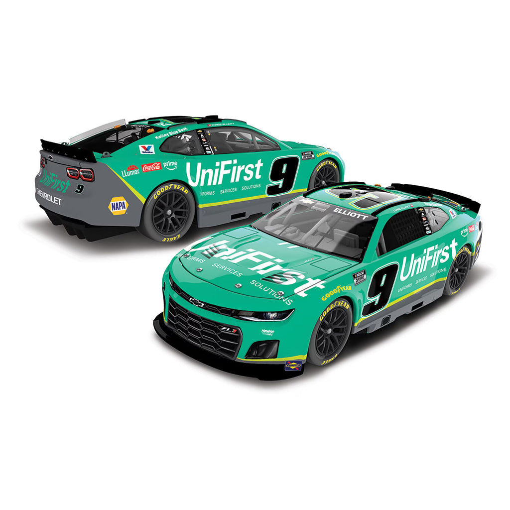 Chase Elliott ELITE UniFirst 1:24 2025 Diecast Car #9 NASCAR