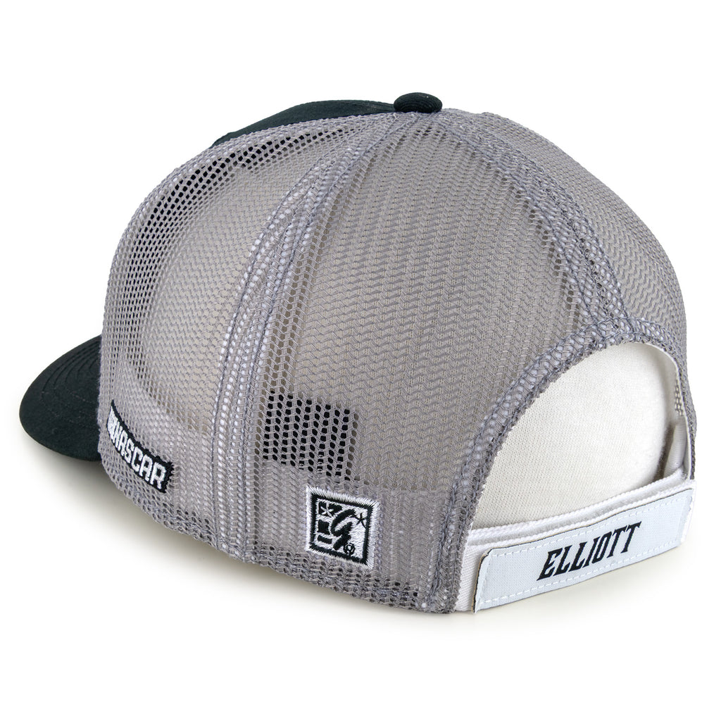 Chase Elliott 2026 Big Number #9 Mesh NASCAR Hat The Game Black/Gray