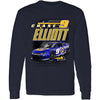 Chase Elliott 2024 Long Sleeve NAPA Racing #9 Car T-Shirt Blue NASCAR