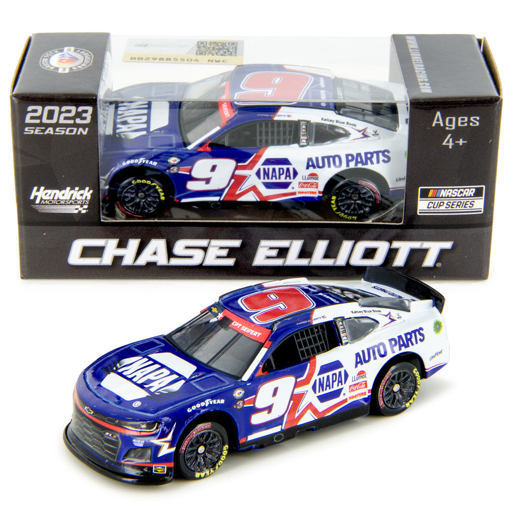 Chase Elliott NAPA Patriotic 1:64 Standard 2023 Diecast Car #9 NASCAR
