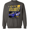 Chase Elliott 2024 NAPA Racing #9 Car Crewneck Sweatshirt Charcoal Gray NASCAR