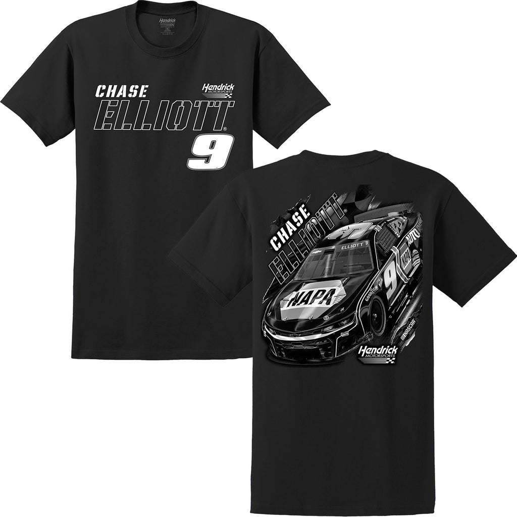 Chase Elliott 2024 NAPA Black Tonal T-Shirt #9 NASCAR