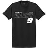 Chase Elliott 2024 NAPA Black Tonal T-Shirt #9 NASCAR