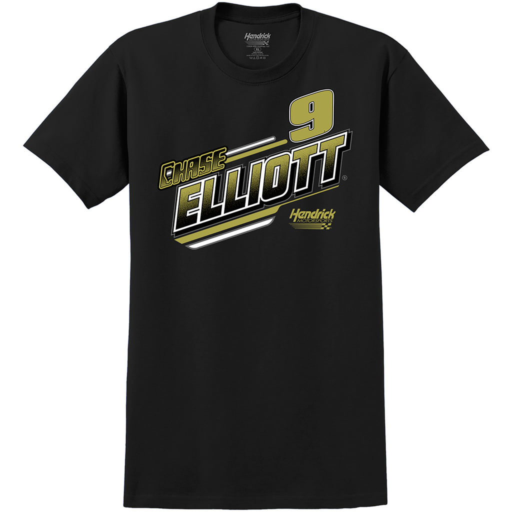 Chase Elliott 2026 NAPA Gold Filters 2-Spot Classic Ink T-Shirt Black #9 NASCAR