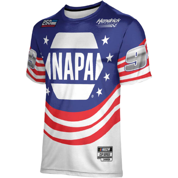 Chase Elliott 2026 NAPA Patriotic Charlotte Sublimated ProSphere T-Shirt #9 NASCAR