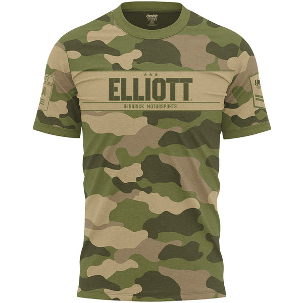 Chase Elliott 2026 Sublimated Camo #9 T-Shirt Green NASCAR