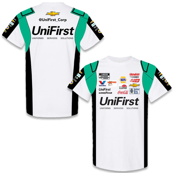 Chase Elliott 2024 Unifirst Sublimated Uniform Pit Crew T-Shirt #9 NASCAR