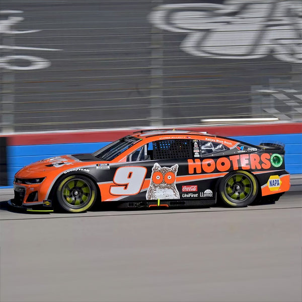 Chase Elliott Texas Race Win 1:64 Standard 2024 Diecast Car Hooters #9 NASCAR