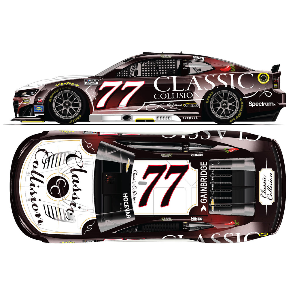 Carson Hocevar Color Chrome Classic Collision 1:24 2026 Diecast Car #77 NASCAR
