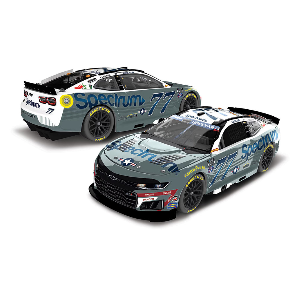 Carson Hocevar Color Chrome Spectrum Patriotic 1:24 2026 Diecast Car #77 NASCAR