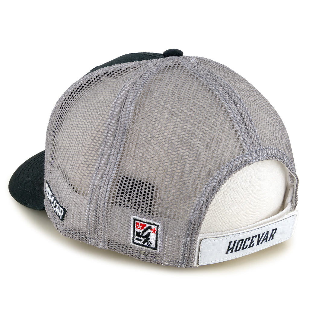 Carson Hocevar 2026 Big Number #77 Mesh NASCAR Hat Exclusive Black/Gray