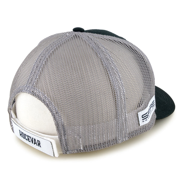 Carson Hocevar 2026 Big Number #77 Mesh NASCAR Hat Exclusive Black/Gray