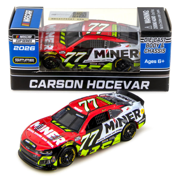 Carson Hocevar Miner 1:64 2026 Diecast Car #77 NASCAR