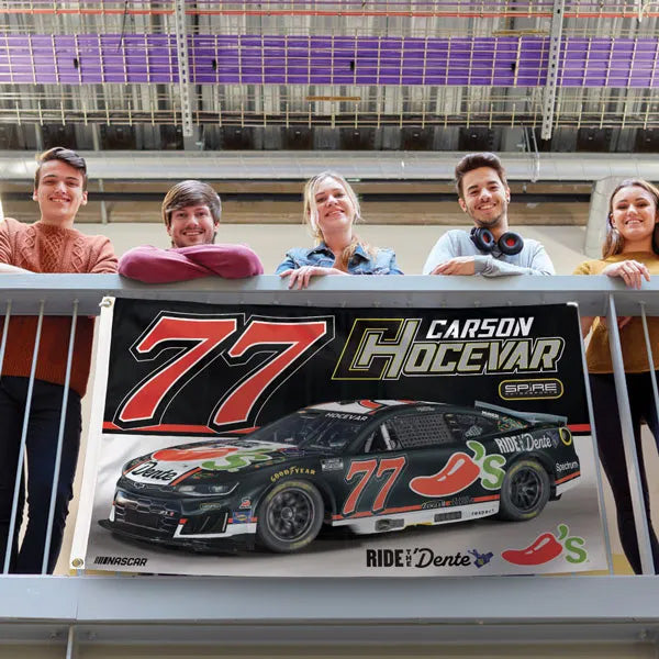 Carson Hocevar 2026 Chili's Car #77 3x5 Flag