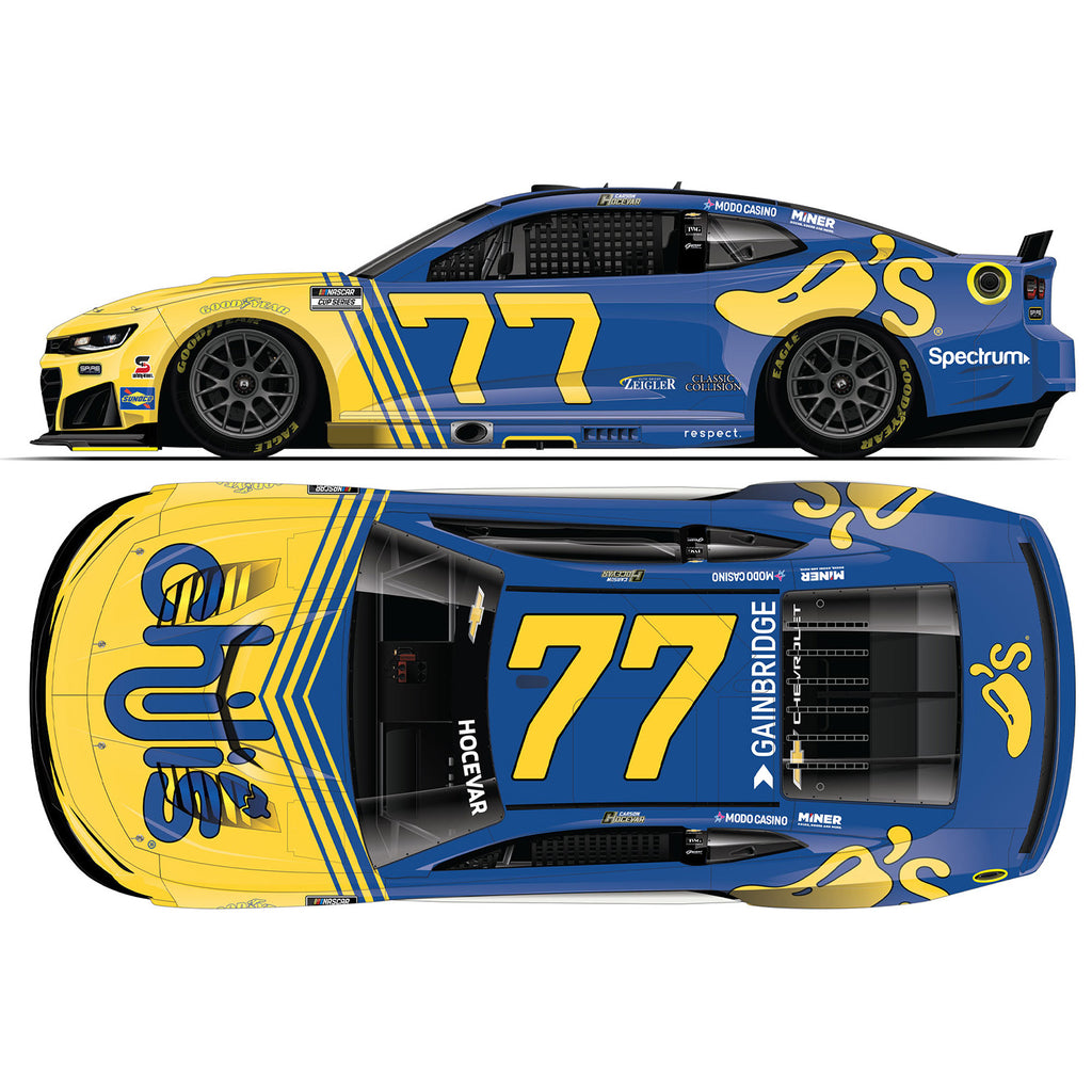 Carson Hocevar Darlington Throwback to 1981 Dale Earnhardt 1:64 2026 Diecast Car #77 Chili's NASCAR