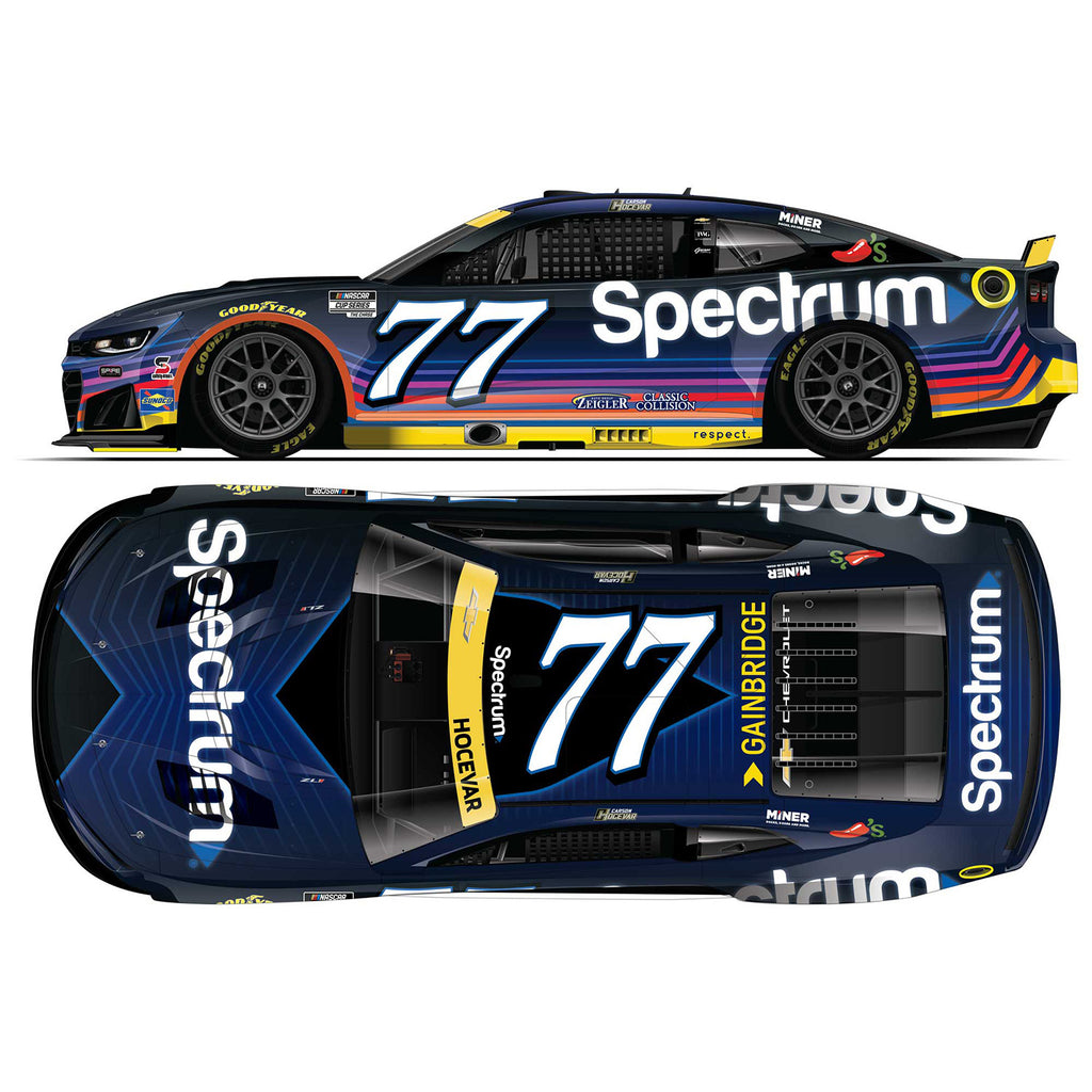 Carson Hocevar Spectrum Dark Mode 1:24 Standard 2026 Diecast Car #77 NASCAR