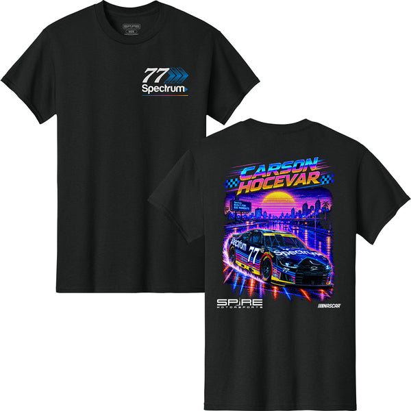 Carson Hocevar 2026 Spectrum Black Paint Scheme Classic Ink T-Shirt Black #77 NASCAR