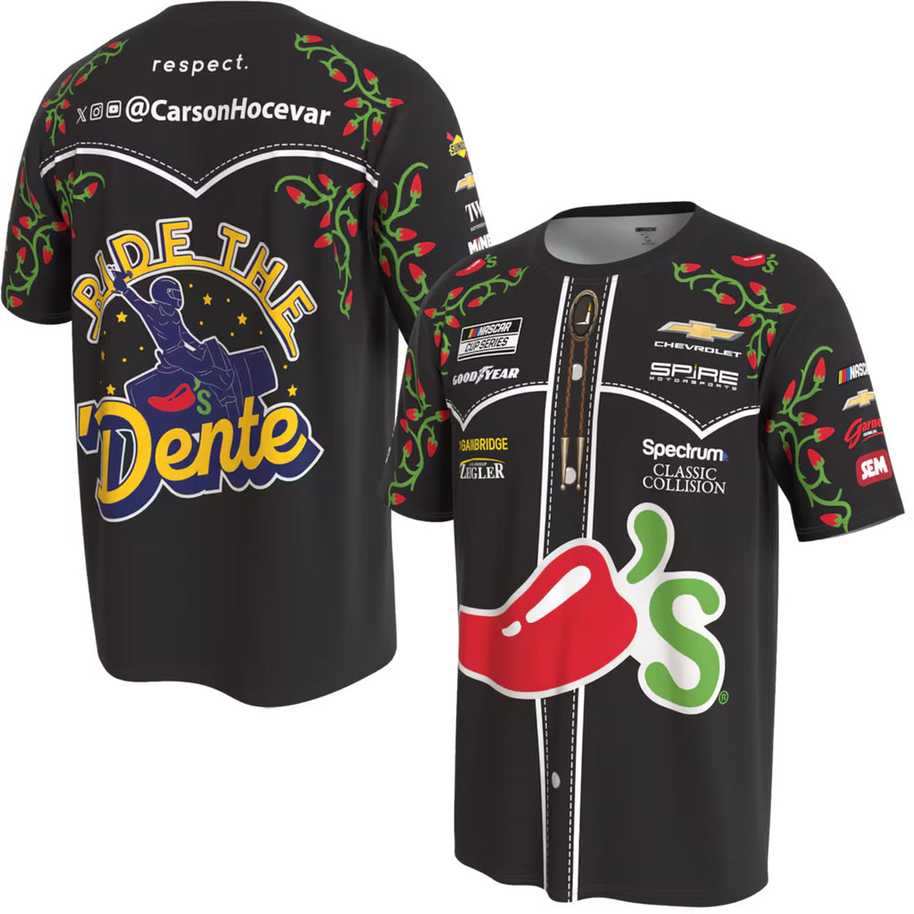 Carson Hocevar 2026 Chili's Uniform Pit ProSphere T-Shirt #77 NASCAR