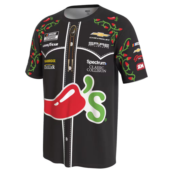 Carson Hocevar 2026 Chili's Uniform Pit ProSphere T-Shirt #77 NASCAR