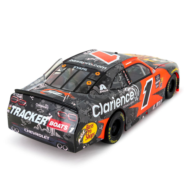 Carson Kvapil Autographed Bass Pro Shops 1:24 Standard 2025 Diecast Car Hand Signed #1 NASCAR