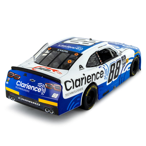 Carson Kvapil Autographed Clarience Technologies Xfinity Series 1:24 Standard 2024 Diecast Car #88 NASCAR