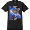 Kyle Larson 2025 NASCAR Cup Series Champion Car 2-Spot T-Shirt Black