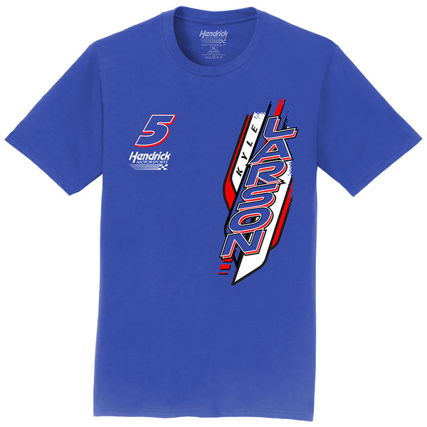 Kyle Larson 2025 NASCAR Cup Series Champion Team Color 2-Spot T-Shirt Blue