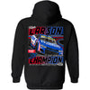 Kyle Larson 2025 NASCAR Cup Series Champion Xtreme 2-Spot Hoodie Outerwear Sweatshirt Black