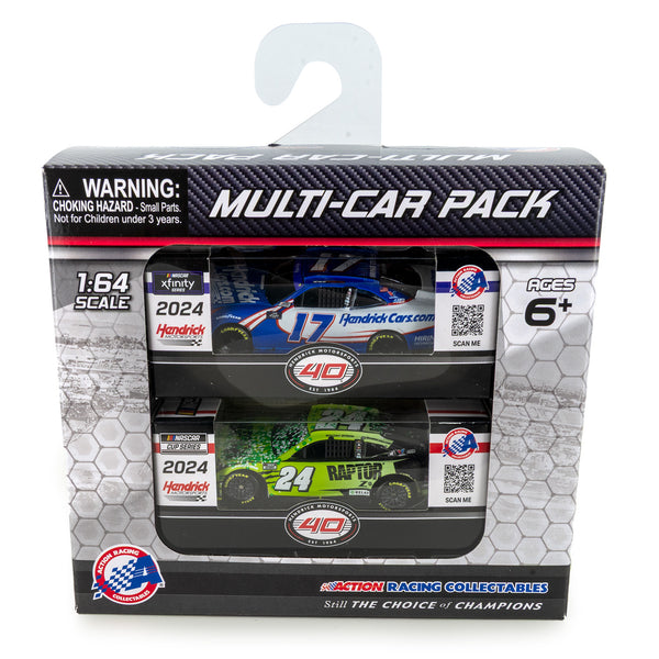 William Byron / Kyle Larson COTA Race Win Hendrick Motorsports Cup and Xfinity 1:64 Standard 2024 2-Car Diecast Set In Special Collectible Packaging #24 Raptor #17 HendrickCars NASCAR