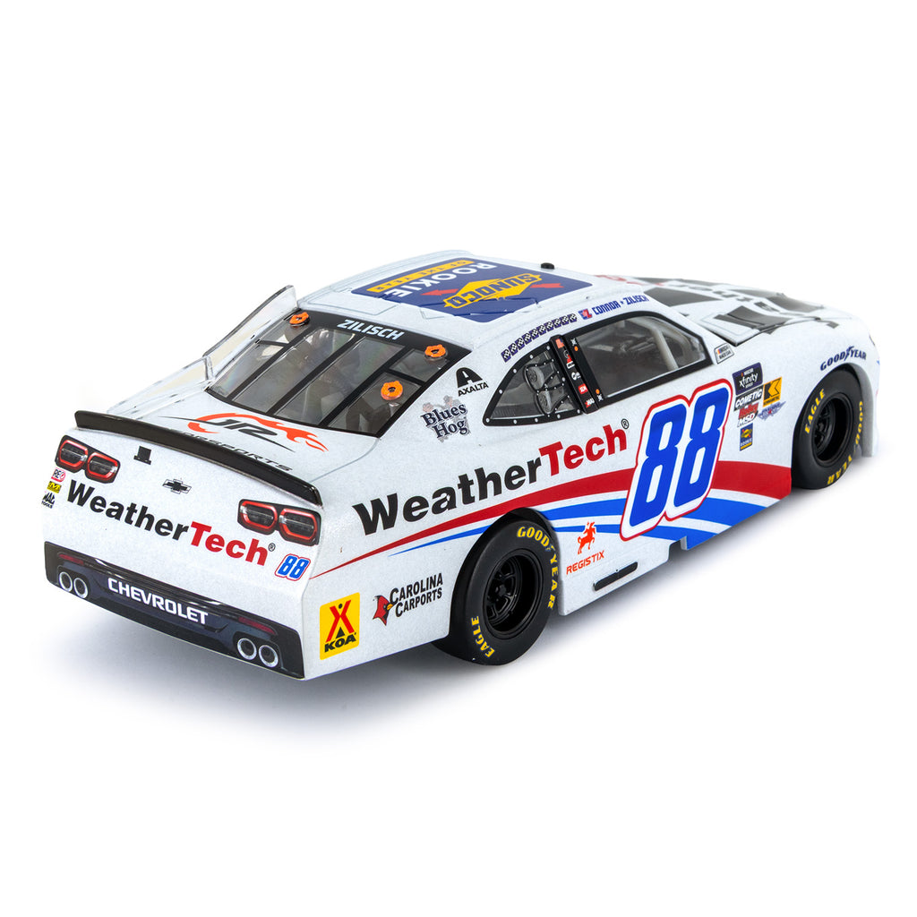 Connor Zilisch Xfinity Series Rookie of the Year 1:24 Galaxy Color 2025 Diecast Car #88 WeatherTech NASCAR