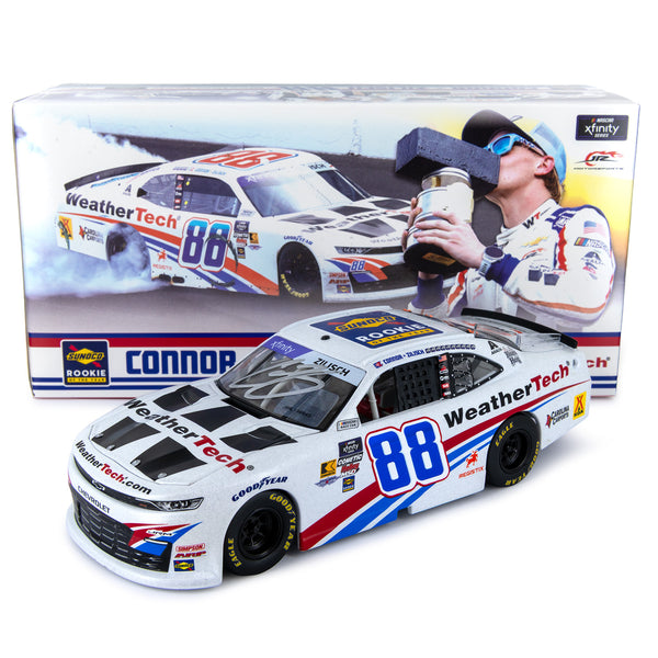Connor Zilisch Autographed Xfinity Series Rookie of the Year 1:24 Galaxy Color 2025 Diecast Car #88 Weathertech NASCAR