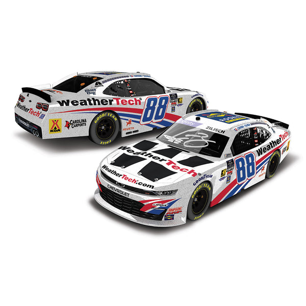 Connor Zilisch Autographed Xfinity Series Rookie of the Year 1:24 Galaxy Color 2025 Diecast Car #88 Weathertech NASCAR