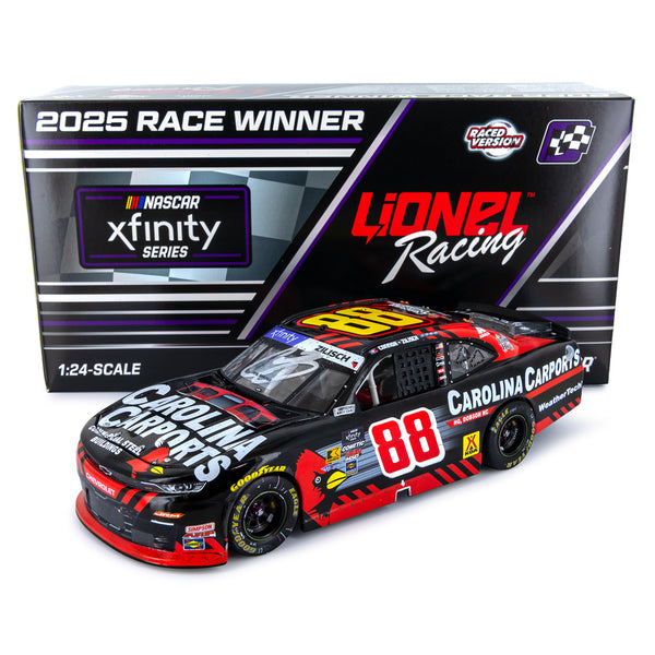 Connor Zilisch Autographed Dover Xfinity Series Race Win 1:24 Standard 2025 Diecast Car #88 NASCAR