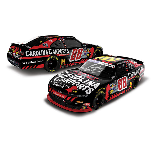 Connor Zilisch Autographed Dover Xfinity Series Race Win 1:24 Standard 2025 Diecast Car #88 NASCAR
